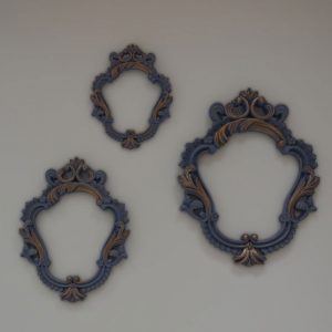 Baroque Ornamented Frames - Blue shades